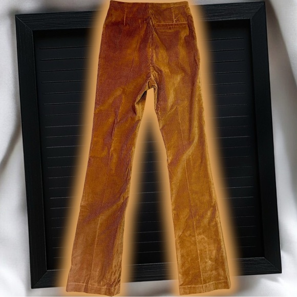 NWT Frame Denim ‘Pintuck Corduroy Trousers’ in “Camel” Size 0 - Picture 8 of 16